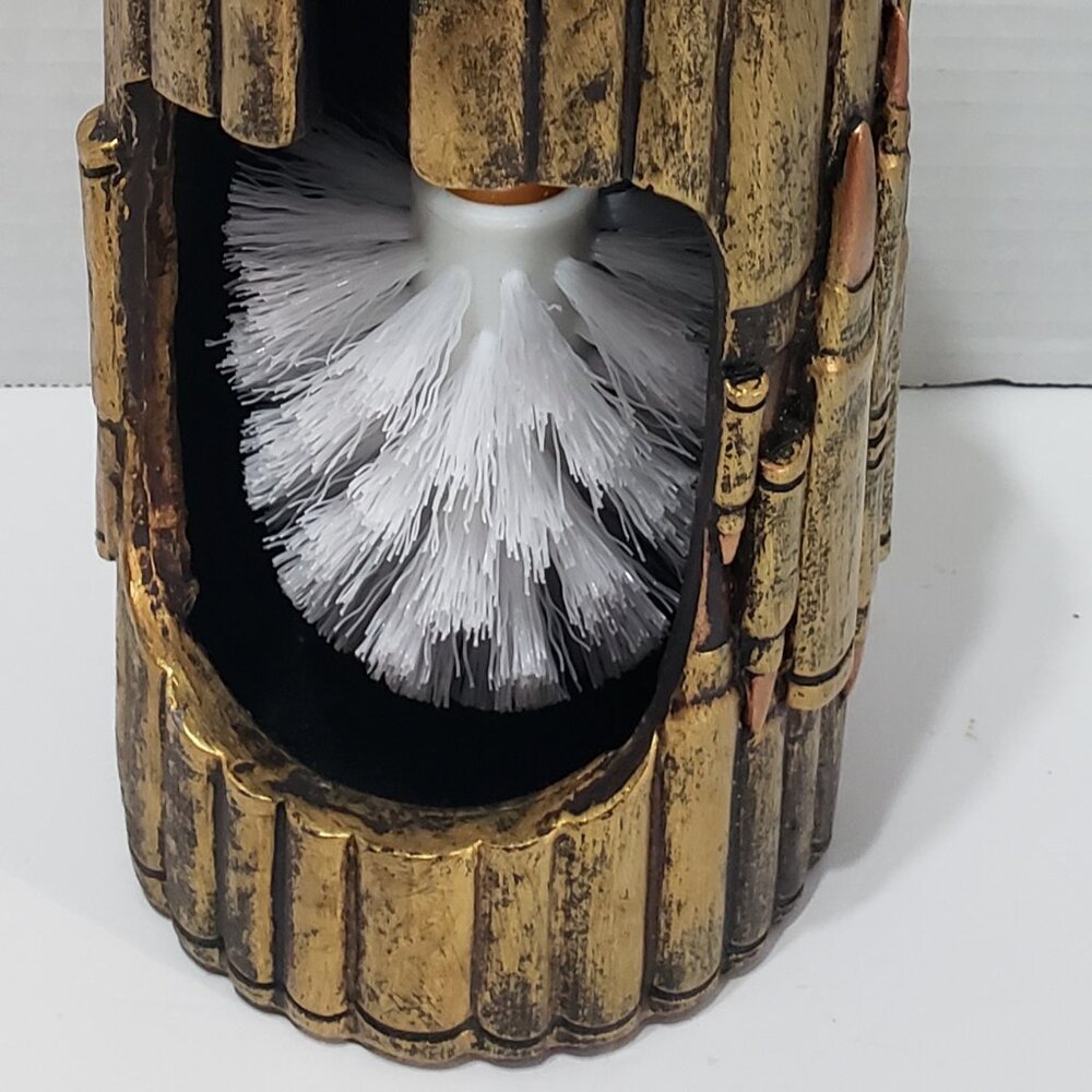 Bullet Toilet Brush Holder with Brush